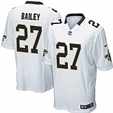 Nike Men & Women & Youth Saints #27 Bailey White Team Color Game Jersey,baseball caps,new era cap wholesale,wholesale hats